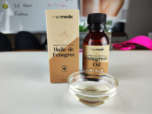 Review zum Bockshornklee Öl von MaxMedics für die natürliche Brustvergrößerung