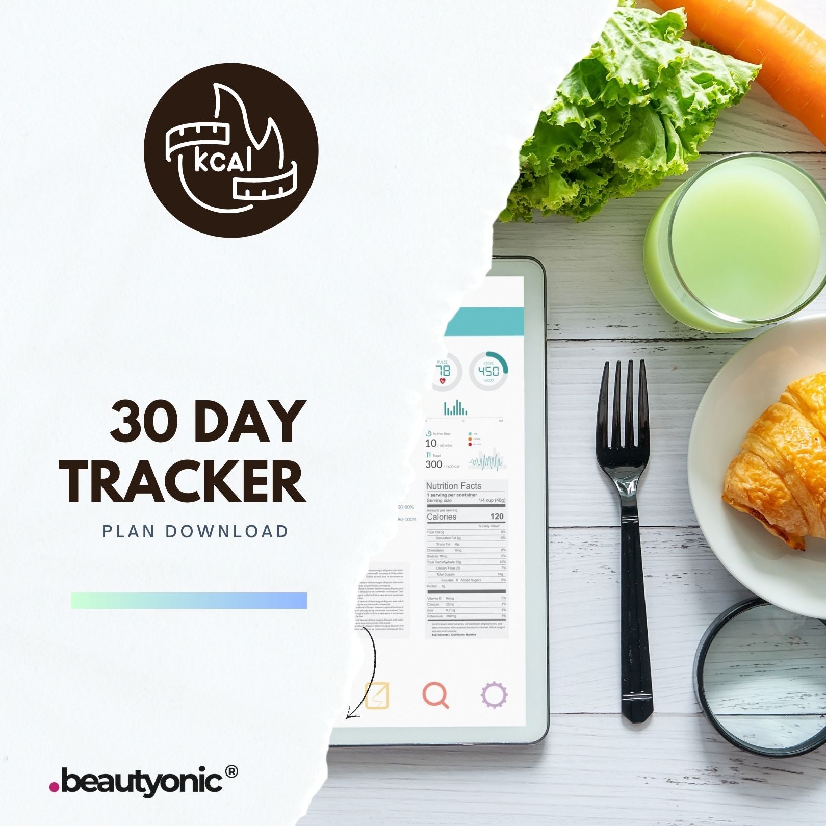 30 Tage Calorien Tracker - kostenlos